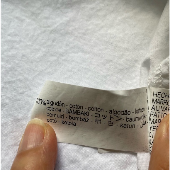 ZARA WHITE SHIRT WOMEN, Basic, pocket 100% cotton SIZE S - Picture 9 of 16